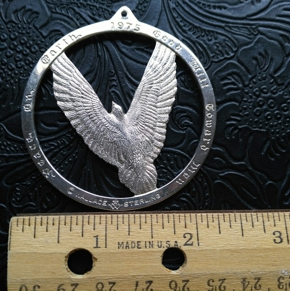 Sterling Silver Eagle Pendant~Wallace - Picture 5 of 7